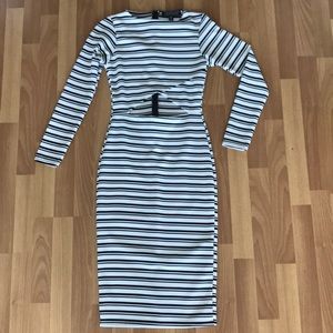 Girls on Film Fitted Cutout Midi Dress ✨